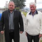 Alexandra, Clyde and Districts Business Group secretary Stu Millis (left) and chairman Barry...