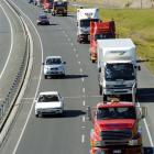 Falling road freight volume is not a good sign for the economy at large. Photo by Gerard O'Brien.