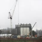 The Mataura Valley Milk factory, near Gore, takes shape. PHOTO: NICOLE SHARP