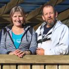 Melanie and Tony Bonney, formerly of Perth, on the deck of their renovated Kaitangata home. Photos: Samuel White