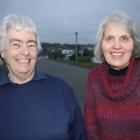 United Nations volunteer Pauline Penny (left) and a chief driver for the Hearts and Hands for...