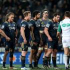 Highlanders players during their match against the Reds last weekend. Photo: Getty Images