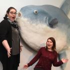 Otago Museum natural science curator Emma Burns (left) and Otago Genetic Analysis Service manager...