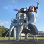 Glenavy woman Amber Hawkins, pictured on a visit to Oamaru’s Friendly Bay playground this week, ...