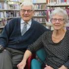 Ken (82) and Pauline Coulman (75)  visit   the Oamaru Public Library. Photo: Shannon Gillies.