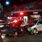 A head-on crash in Queenstown this morning between a Toyota Starlet and Suzuki Aerio on the...