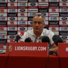 Head of strength and conditioning for the British and Irish Lions Paul Stridgeon spoke to press...