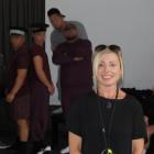 Youth worker Ruth Ratcliffe with inmates at Otago Correctional Facility who have been using drama...