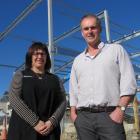Karen and Rory McLellan in front of their new 900sqm showroom facility on the corner of Deel and...