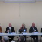 Waitaki candidates and representatives (from left) Sampsa Kiuru (representing Green Party Waitaki...