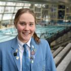 Year 12 St Hilda's Collegiate pupil Cecilia Crooks (16) at Moana Pool last week as she prepares...