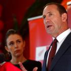 Labour Party leader Andrew Little with deputy leader Jacinda Ardern. Photo: Getty Images