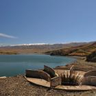 The spillway intake at Falls Dam in January this year. Photo: ODT files