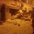 Building collapse after earthquake in Ischia, Italy. (pic: @naenzo)