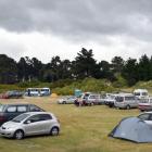 Freedom campers at Warrington Domain. Photo ODT