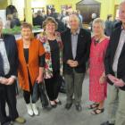 Maniototo Health Services Ltd chairman Stuart Patterson (right) and (from left) Greg and Denise...