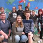 Alexandra Youth Base members (from left, back row) Dylan Gray (14), Polly Nyman (18), Cameron...