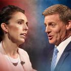 Labour leader Jacinda Ardern and National leader Bill English face off in another leaders debate...
