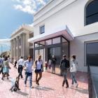 Drawings showing the Waitaki District Council’s preference for an entrance to a redeveloped...