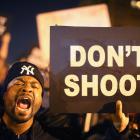Protesters took to the streets following the acquittal of a St Louis police officer in the...
