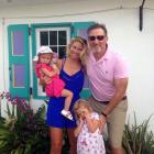 New Zealander Fiona Campbell,  her husband Justin and their two young daughters Rae (3) and...