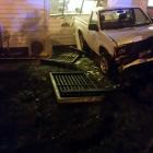 Some Elgin Rd residents got a surprise visit when a drunk Mosgiel women hit a ute, which smashed...
