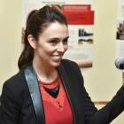 Labour list MP Jacinda Ardern speaks at a suffrage breakfast yesterday at the Community Gallery...