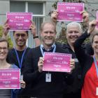 Wakari Hospital staff (back from left) Gala Hesson, Sam Mangai, Nikolas Papahadjis, (front, from...