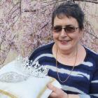 Alexandra Blossom Festival princess convener Dianne Elliot displays the range of royal headgear...