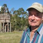 Heritage project ... Teviot Valley Heritage Society chairman John Rowley is flanked by the...