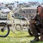 Matt King sees a lot of rubberneckers these days, when he takes his moa bike on Oamaru streets....