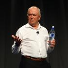 Sir Graham Henry speaks at the New Zealand Principals’ Federation Conference in Queenstown...