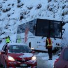 Queenstown tourism company Go Orange said weather conditions prevented the recovery of the bus...