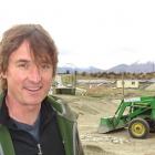 Shotover Country development manager Kristan Stalker on the site of the subdivision's new loop...