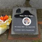 A memorial monument near SH 1 Shag Point for Riley Baker who was killed by a tourist driver....