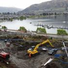 Debris from a landslip which  closed a section of Lakeside Rd in Wanaka for more than a week was...