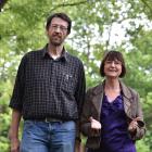 Otago University professor of applied mathematics Jorg Frauendiener (left) and OzGrav programme...