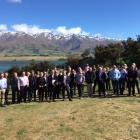 Attendees at the South Island Mayors Conference in Cromwell familiarise themselves with the...