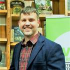 Finn Bell with his Ngaio Marsh Award for best first novel. Photo: Supplied