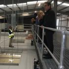 Whitestone Cheese chief executive Simon Berry, standing on top of the maturation rooms in...