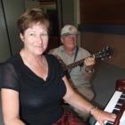 The late June Flint and her husband Archie entertain at the Athenaeum Hall in Arrowtown in 2009. ...