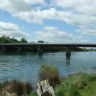 Police said the man went ''down and under'' the bridge over the Clutha River at Allangrange Rd.