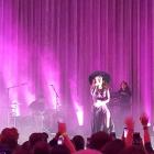 Lorde opens her show at the Dunedin Town Hall. Photo James Hall  