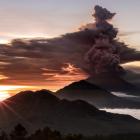 Mount Agung volcano is seen spewing smoke and ash in Bali. Photo: Emilion Kuzma-Floyd @eyes_of_a...