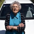 No stopping her ... Bessie Pearson (101) still regularly drives around Ranfurly. PHOTO: CRAIG BAXTER