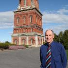 Invercargill City Council water manager Alister Murray at the historic water tower in Doon St....