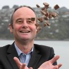 Head of the "Own the Factory'' campaign Jim O'Malley celebrates a crowdfunding campaign.PHOTO:...