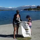 Kyla (left) and Jaime Taylor, of Wanaka, were two of the volunteers who took part in the first...