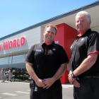 New World Alexandra owner Kevin Ryan (right) and his son, part-owner and store manager Shane Ryan...