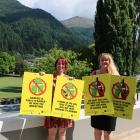 Queenstown Lakes District Council alcohol licensing inspector Carolyn Steele (left) and alcohol...